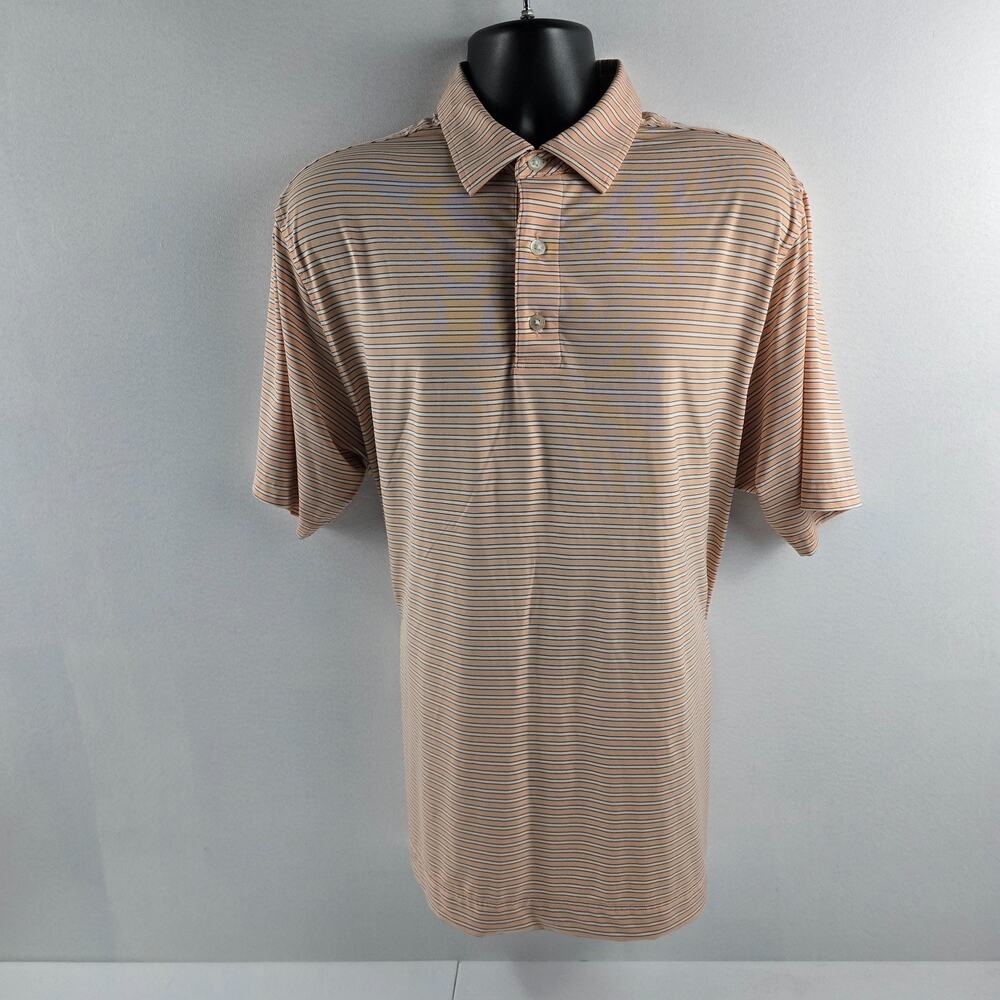 Footjoy golf polo shirt mens Large‎ salmon mens 5867